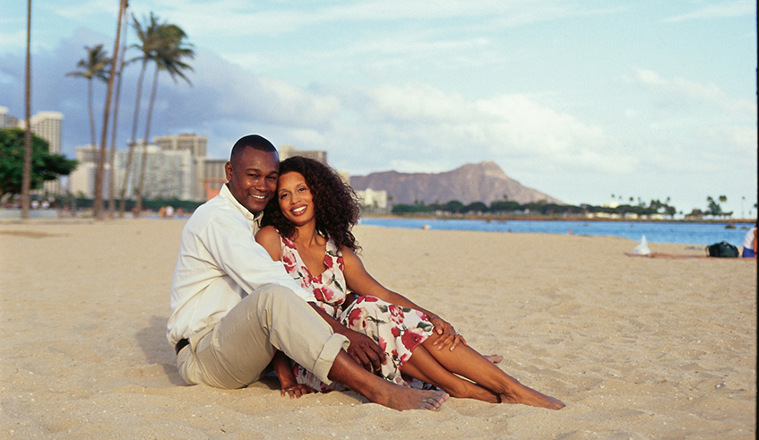 The view from the beach is always breathtaking.