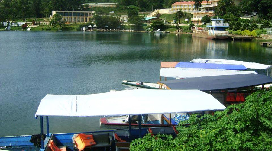 Boats docked on the shores of Lake Kivu in Karongi District. The goal of the investment in constructing the ports and other infrastructure is to cut cost and time required to transport goods between Rwanda and DR Congo. / Photo: Sam Ngendahimana