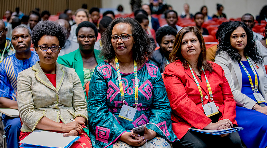 Delegates during the 20th International Conference on AIDS in Africa in Kigali in December 2019. / Photo: File