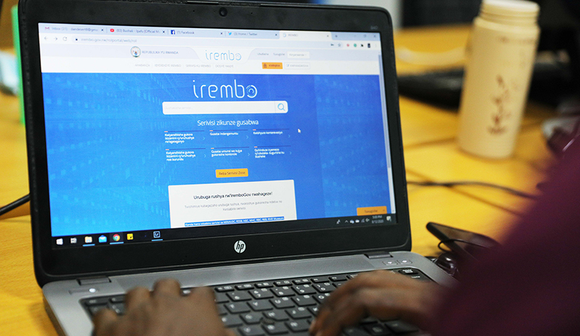 People seeking criminal record certificates through Irembo are currently stranded as they cannot access the service. / Sam Ngendahimana.