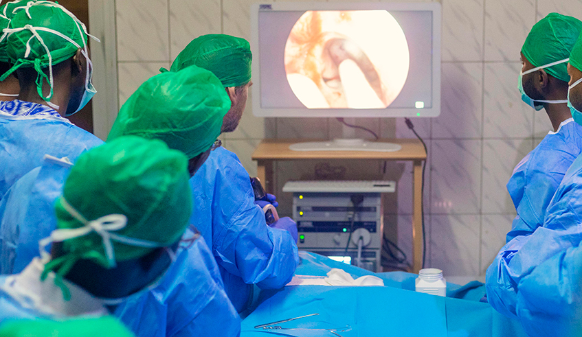 Doctors carry an operation on screen. The new regulations for abortion allow a mother not to provide evidence for why she is seeking an abortion. / File.