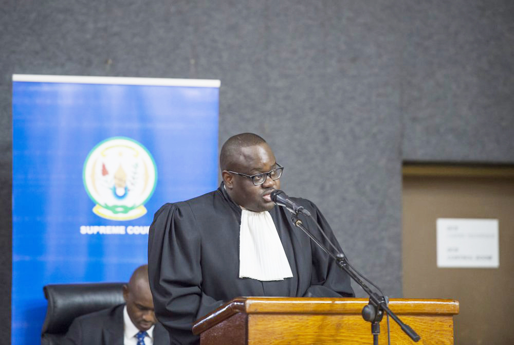 The President of the Rwanda Bar Association, Julien-Gustave Kavaruganda. 