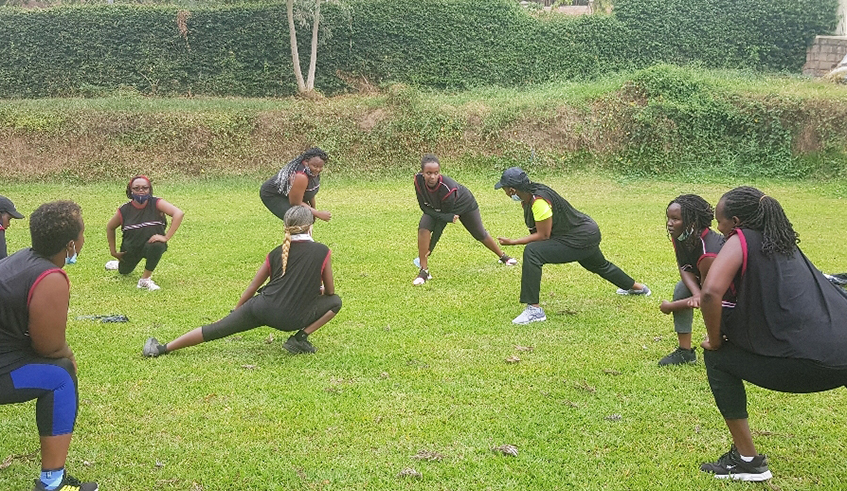 Slim nu2019 Fit members during an outdoor training session. / Photo: Courtesy.