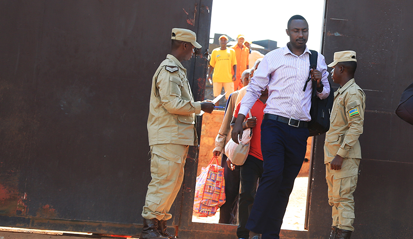 Some convicts who got prerogative of mercy on September 15, 2018.According to the Ministry of Justice, the system that tracks suspects is finally ready to be deployed. / Sam Ngendahimana.