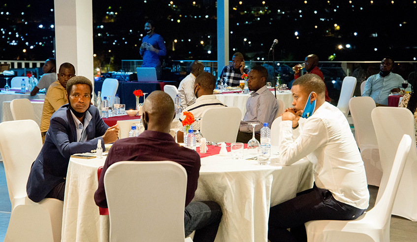 Amb. Adam speaks in Kigali on Tuesday. / Dan Nsengiyumva