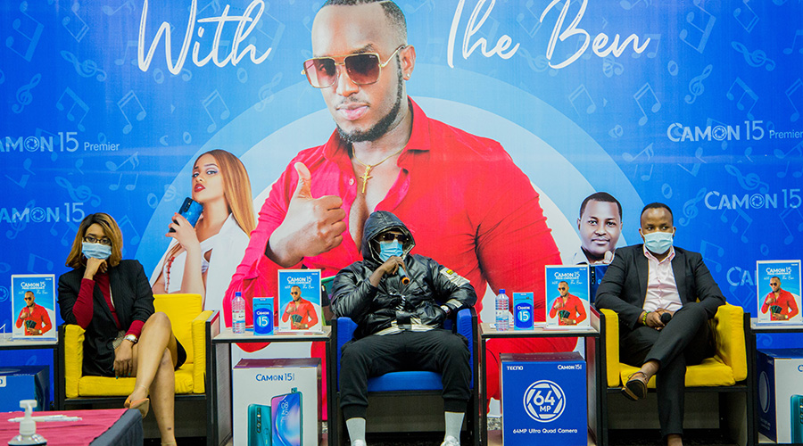 The Ben signed a Rwf42m deal to become Tecno Mobile brand ambassador two weeks ago. 