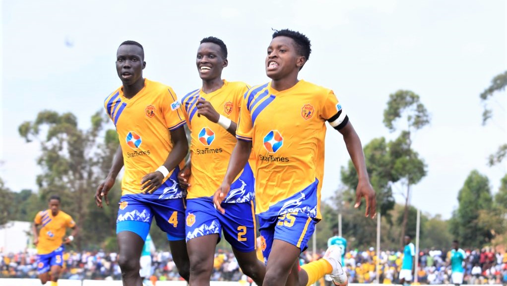 Samuel Kato Nemeyimana (C) was part of the KCCA squad that clinched the Cecafa Kagame Cup title in Kigali last year. 