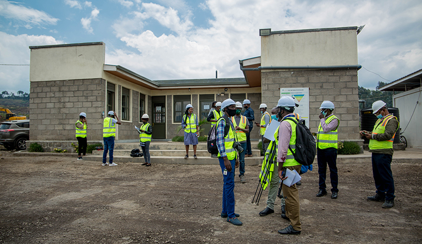 The factory of prime cement Ltd has started to commissioned it's cements at Musanze district on September 1, and it's expected to help bridge the cements supply gap in Rwanda. / All photo by Dan Nsengiyumva