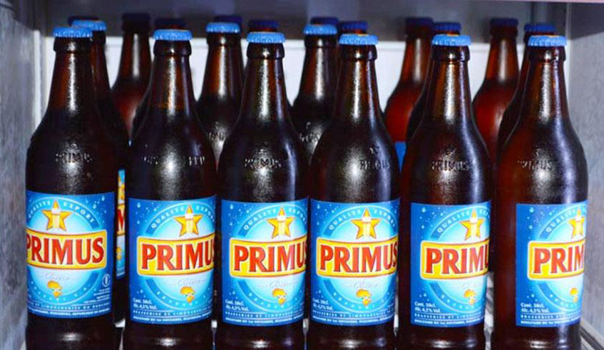 Bralirwa has reported a growth in beer sales in the first half of 2020 despite the Covid-19 pandemic that has slowed business activity . / File