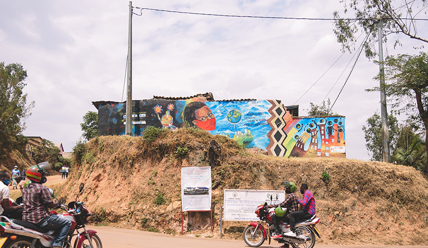 The graffiti are scattered in different public spots in Kigali including Gikondo, Rwampara, Nkoto Market, Kimisagara Market, Cyahafi Pre-school and SARL Motors wall in Remera, among others. / All photos/ Chris Shwagga
