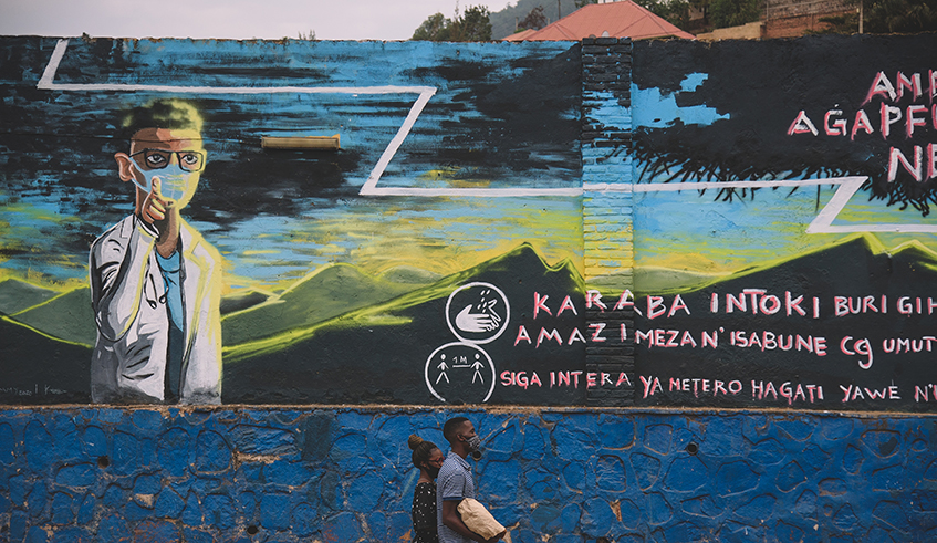 The graffiti are scattered in different public spots in Kigali including Gikondo, Rwampara, Nkoto Market, Kimisagara Market, Cyahafi Pre-school and SARL Motors wall in Remera, among others. / All photos/ Chris Shwagga