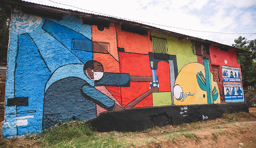The graffiti are scattered in different public spots in Kigali including Gikondo, Rwampara, Nkoto Market, Kimisagara Market, Cyahafi Pre-school and SARL Motors wall in Remera, among others. / All photos/ Chris Shwagga
