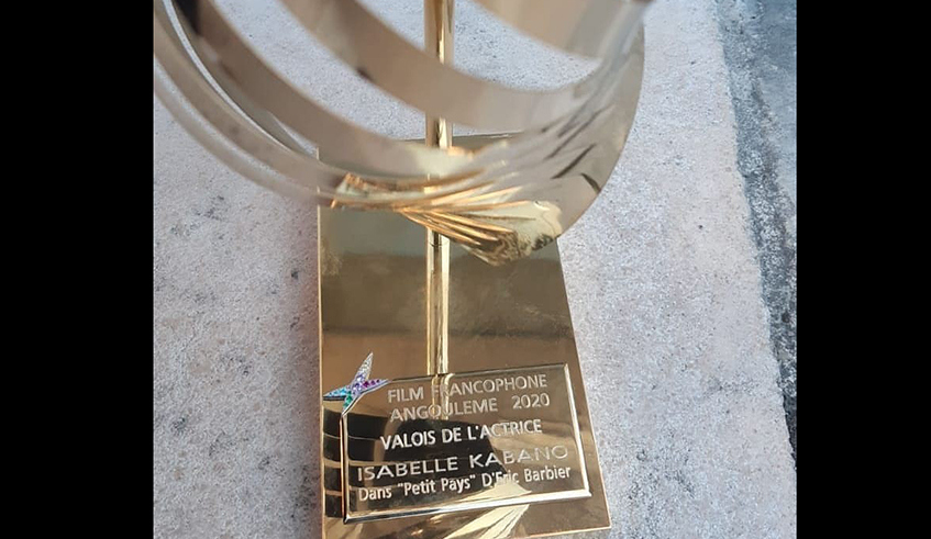 Rwandan actress Isabelle Kabano emerged Best Actress at the 13th Francophone dâ€™AngoulÃªme on September 2, for her lead role in Peit Pays. / Courtesy. 