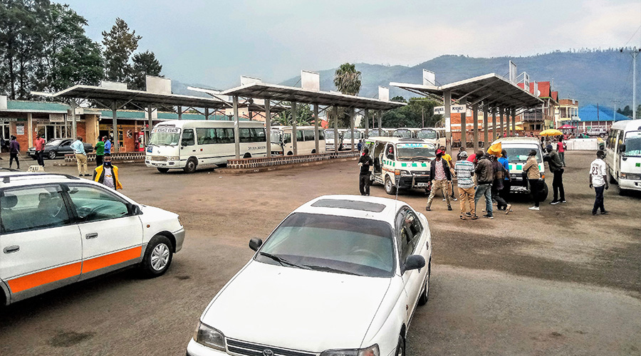 The current bus station in Rubavu town has a limited capacity, which residents say causes overcrowding. 