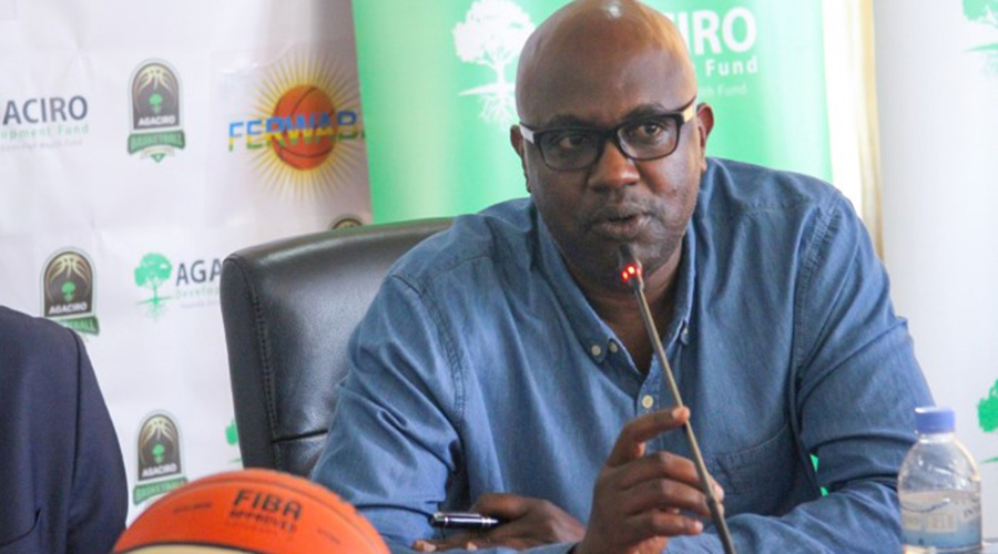 Du00e9siru00e9 Mugwiza, president of the Rwanda Basketball Federation. 