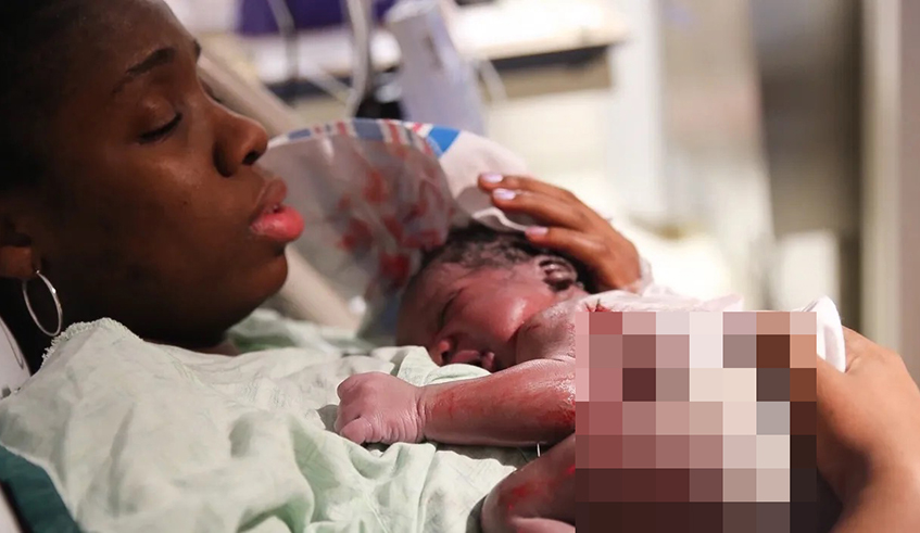 A mother and her new-born. Itu2019s important for women to know before delivery what puts  them at risk of postpartum haemorrhage, to avoid complications that arise later. / Net photo