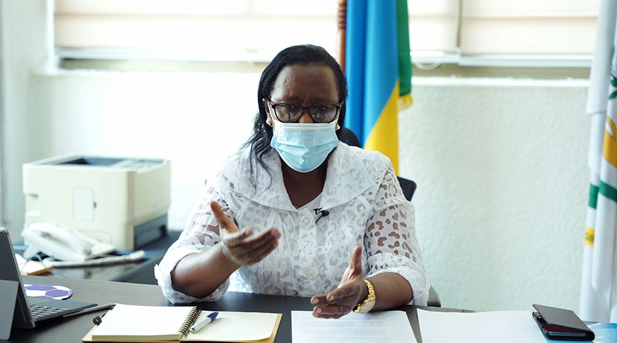 Rose Rwabuhihi, Chief Gender Monitor at Gender Monitoring Office (GMO) during an interview with The New Times.