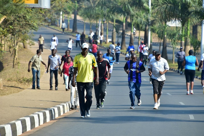The Car Free Day mass sports were suspended in March as the country employed strict measures to contain the spread of the Covid-19 pandemic. 