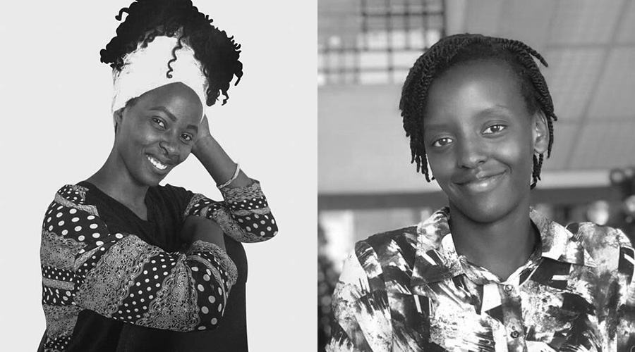 L-R: Naome Mugisha and Rachel Mukashema.