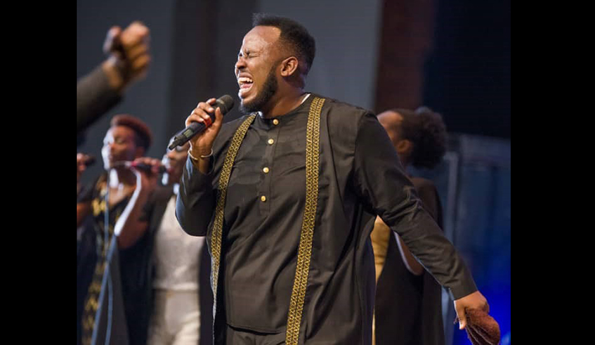Patrick performing at one of the Sunday services at Christian Life Assembly Church . / Courtesy. 