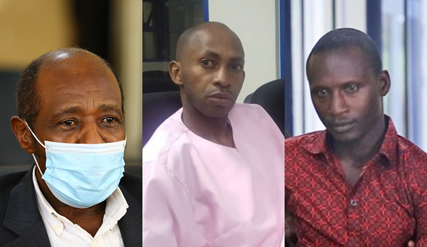 Left-Right: Paul Rusesabagina, Callixte Nsabimana and Herman Nsengimana. / Photos: File.