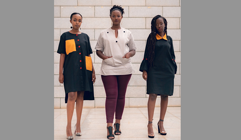 From left to right, Deborah Mwanganjye, Gratia Teta and Kessy Mugabo Kayiganwa . / Courtesy photos.