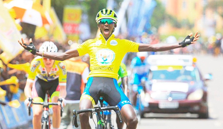 Samuel Mugisha, who was Rwanda's only representative at this year's World Championships over the weekend, won the 2018 Tour du Rwanda. / File