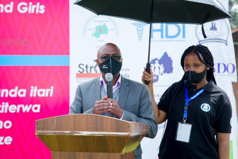 Edward Kamuhangire, Clinical director from the Ministry of health during the international world day of safe abortion at Kibagabaga Hospital on September 28, 2020. 