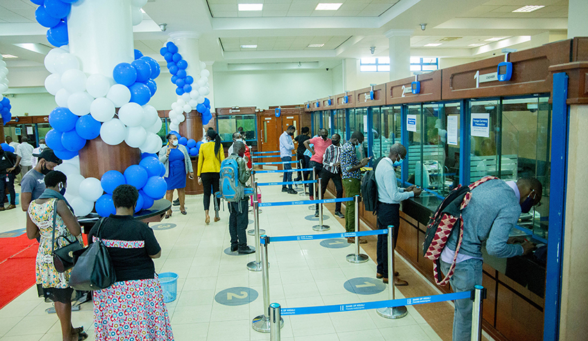Bank of Kigali is committed to improve customer services by providing more innovative and safe banking mediums in Customer Service Week on October 5, 2020. / Dan Nsengiyumva