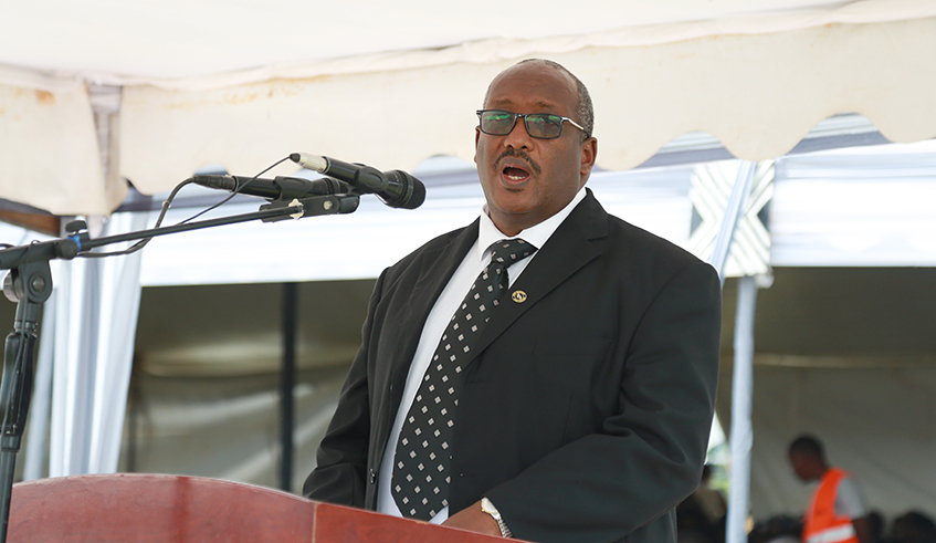 Prof Jean-Pierre Dusingizemungu, the President of Ibuka. / Photo: Sam Ngendahimana.