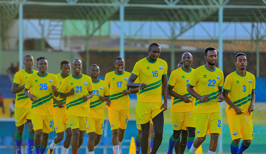 Rwanda is yet to earn a point after two match rounds in Group F. The team started training last week with local players, with foreign-based players expected in camp on October 25. / File