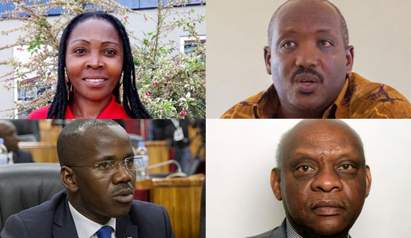 CLOCKWISE: Epiphanie Kanziza, Jean-Pierre Dusingizemungu, Andru00e9 Twahirwa, and Evode Uwizeyimana.