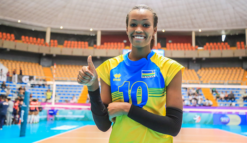 Munezero was part of the national U-20 team that competed at the 2018 FIVB World U-20 Women Championships in Argentina after finishing second in Africa. / Net photo.