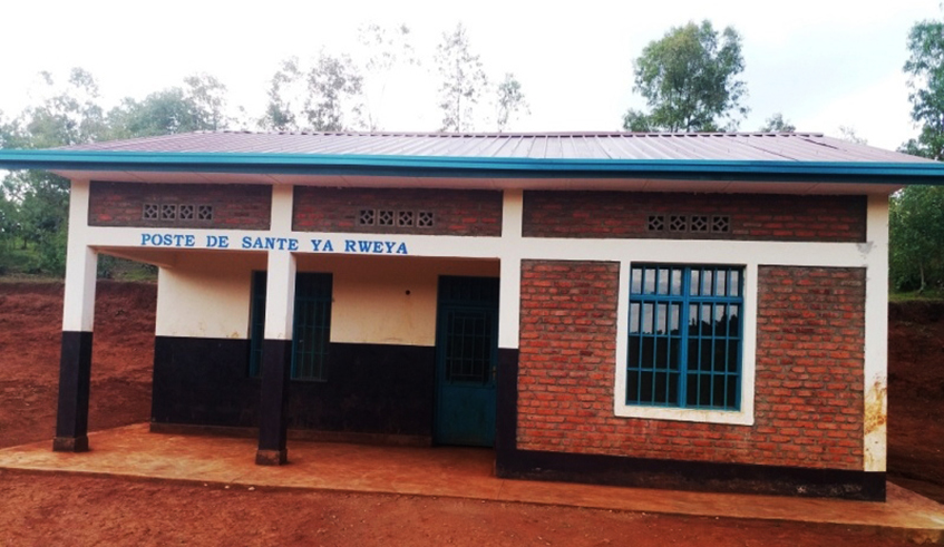 Rweya health post in Rusizi District. Some districts are struggling to make use of health facilities due to lack of investors and inadequate planning, limiting citizensu2019 access to healthcare services. / Photo: File.