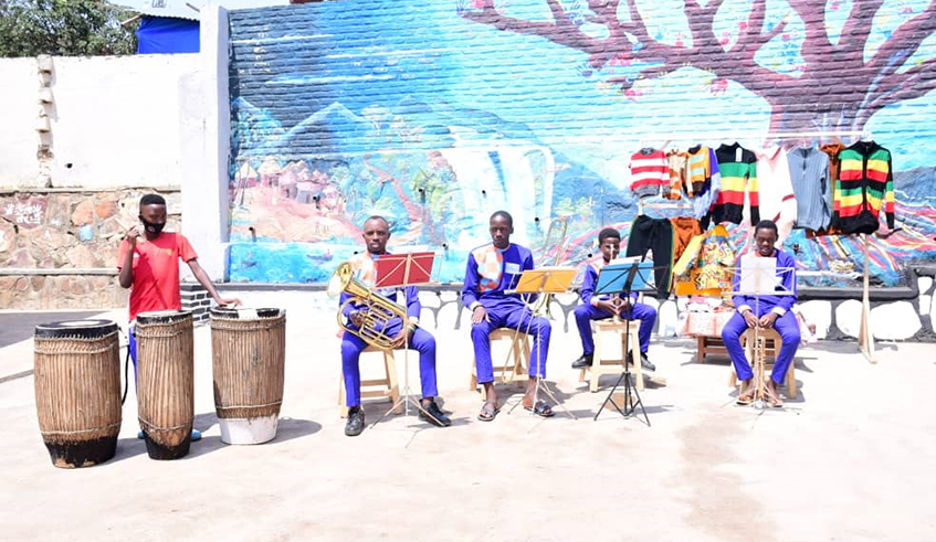 The Silver band performing at a past event in Kigali. / Photos: Courtesy