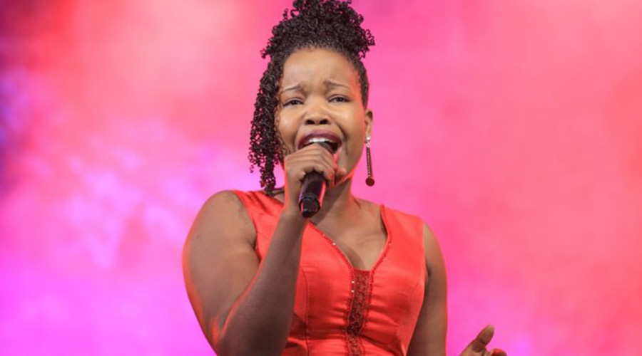Gospel singer Liza Kamikazi at a past show. 