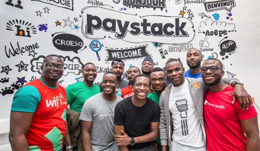 Officials paystack, the Nigerian company which was bought by the American giant Stripe for $200 million. / Net photo.