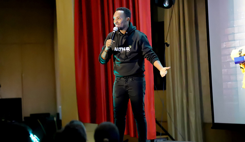 Arthur Nkusi is the organiser and founder of u2018Seka Liveu2019, a quarterly comedy bonanza. / Photo: Courtesy.