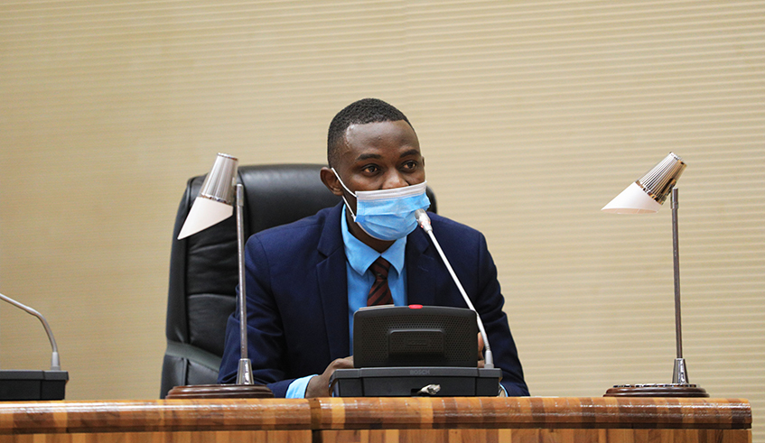Patrick Kurumvune who was representing youth ,seen here sharing his history during the 13th forum of Unity Club.