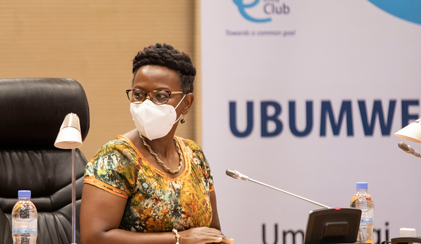 Dr Monique Nsanzabaganwa, Vice Chairperson of Unity Club.