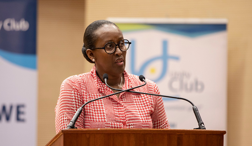 HE Mrs Jeannette Kagame, First Lady of Rwanda and Chairperson of Unity Club . 
