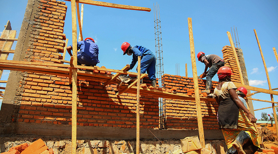Construction activities of new classrooms at Groupe Scolaire Rusheshe in Kicukiro District in May 2020. According to Rolande Pryce, the World Bank Group Country Manager for Rwanda, the financial institution has an education project valued at about US$200 million, which will help build more and better classrooms. The project will also boost teachersu2019 quality and their pedagogical skills. 