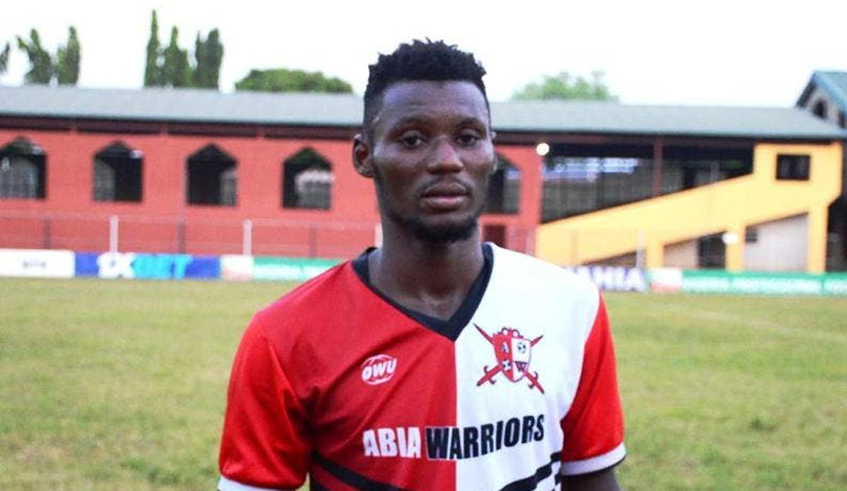 Sunday Oni Jimoh joined nine-time champions Rayon Sports from Nigerian side Abia Warriors on a two-year deal. / Net