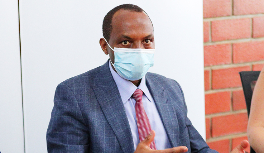 Francis Gatare, the Chief Executive of Rwanda Mines, Petroleum and Gas Board. / Photo: S. Ngendahimana.