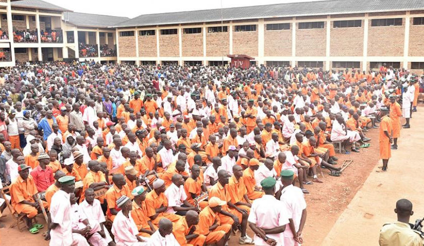 Inmates at Nsinda Prison in Rwamagana District. / Photo: File.