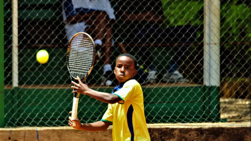 Junior Hakizumwami, 14, is ranked number 1 under his age category in East Africa. 