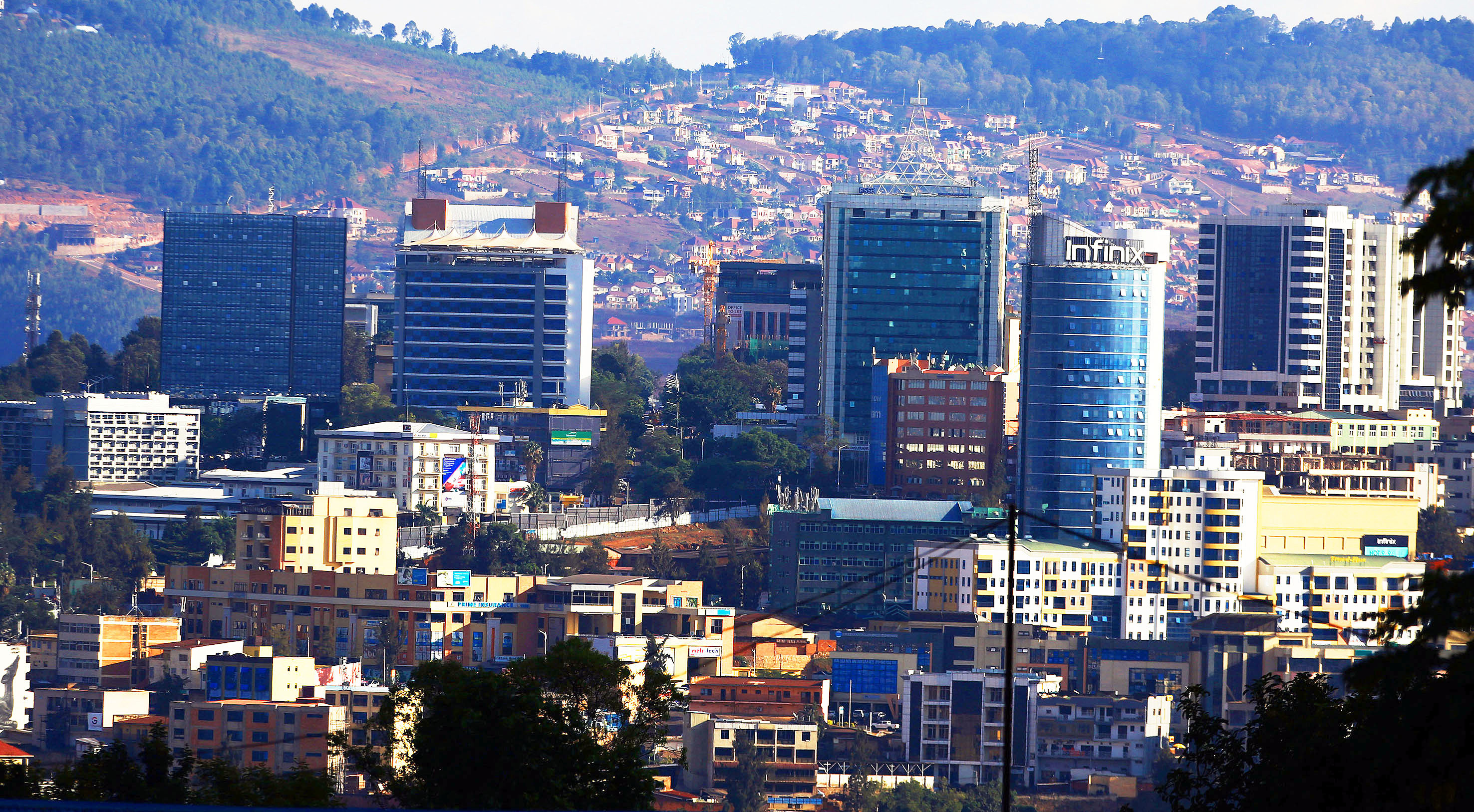 A view of Kigaliu2019s Central Business District in October 2020. The amended law will allow the adoption of best practices in corporate governance, and business structures. 