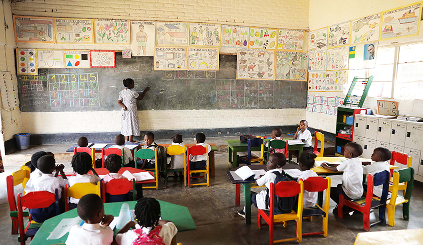 Pre-primary pupils at Umuco Mwiza School in Kimironko, Gasabo District. According to the Minister the government will recruit 580 nursery teachers. / Photo: Craish Bahizi.