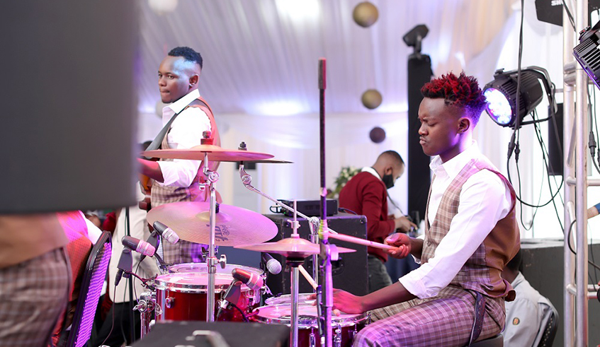 Iradukunda Aimable is part of the band.