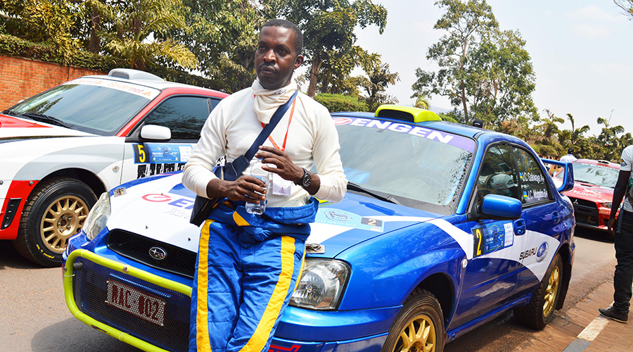 Claude Gakwaya is one of the drivers that will represent Rwanda during the Rallye des Mille Collines slated for the weekend of November 28. 